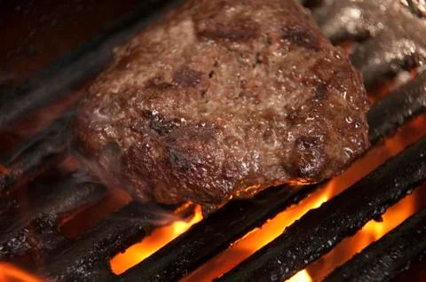 Meat on the Grill Stock Photos