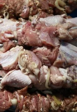 Meat a grill Stock Photos