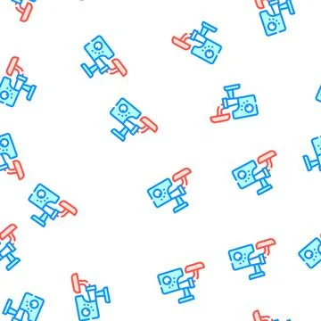 Meat grinder color icon vector symbol illustration Stock Illustration
