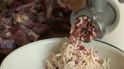 Meat grinder Stock Footage 960511