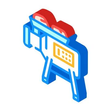 Meat grinder isometric icon vector illustration Illustrazione stock