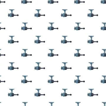 Meat grinder kitchen appliance continuous pattern background Stock Illustration