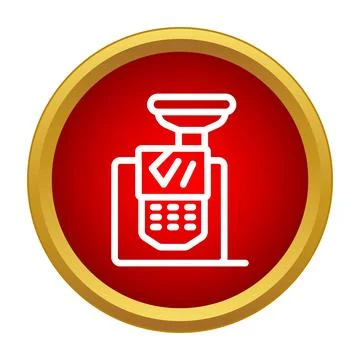 Meat grinder kitchen appliance preparing food process icon Stock Illustration