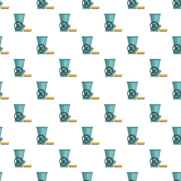 Meat grinder pattern repeating background for food kitchen concept Illustrazione stock