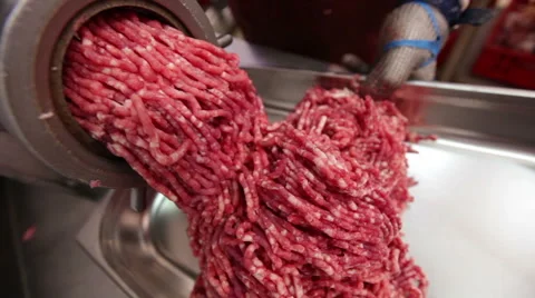 Meat grinding Stock Footage 41460325