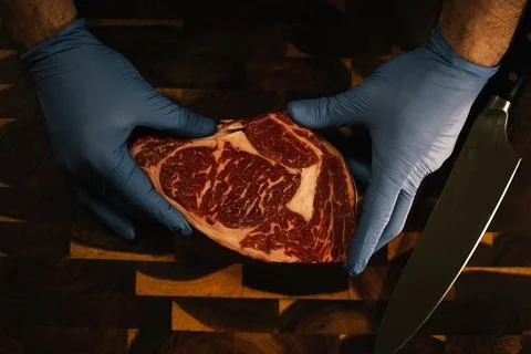 Meat hands Stock Photos