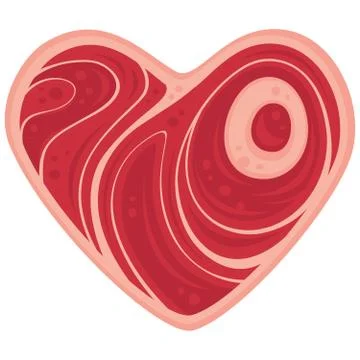 Meat Heart Stock Illustration