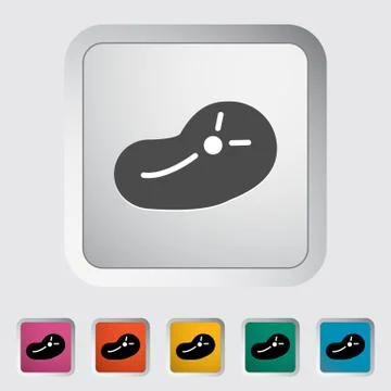 Meat icon Stock Illustration
