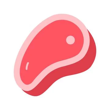Meat Icon Image. Stock Illustration