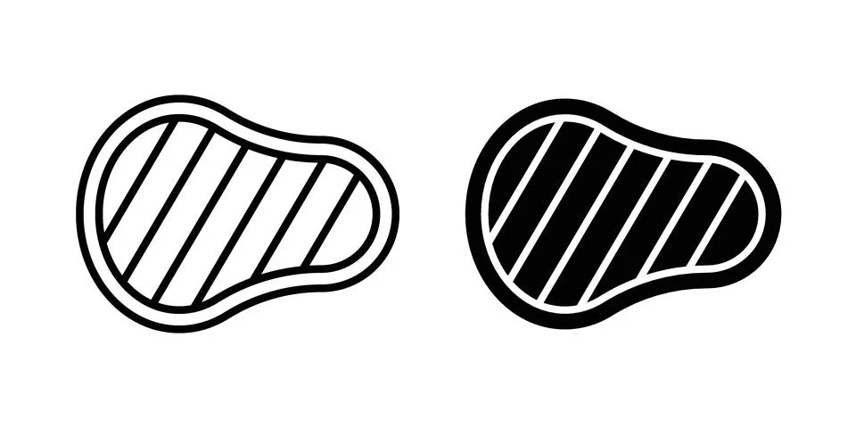 Meat icon for web projects Stock Illustration
