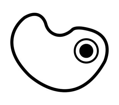 Meat icon on white background Stock Illustration