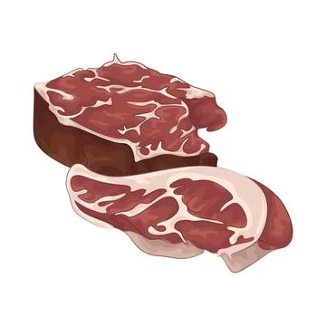 Meat Illustration Illustrazione stock