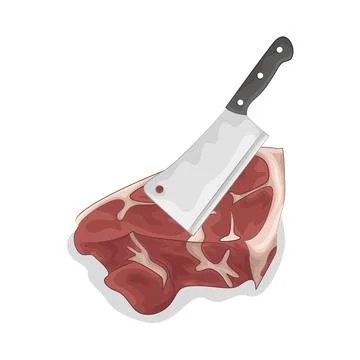 Meat Illustration Illustrazione stock
