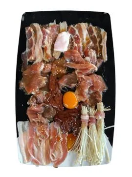 Meat isolated Stock Photos
