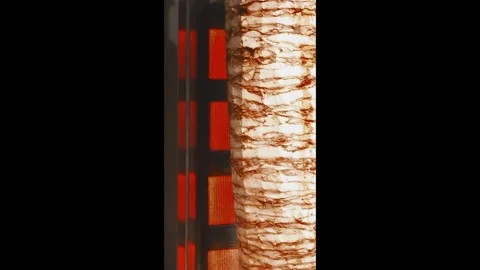 Meat for kebab is fried Stock-Footage 304740131