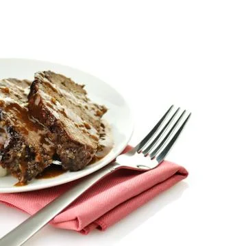 Meat loaf dinner Stock Photos