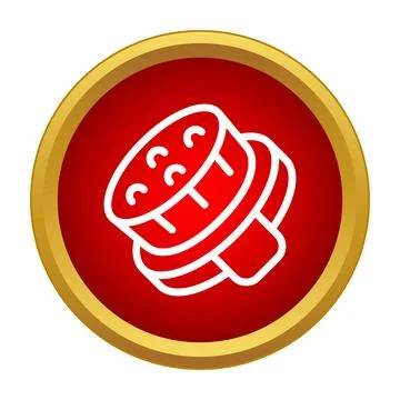 Meat mincer kitchen tool flat style icon イラスト素材