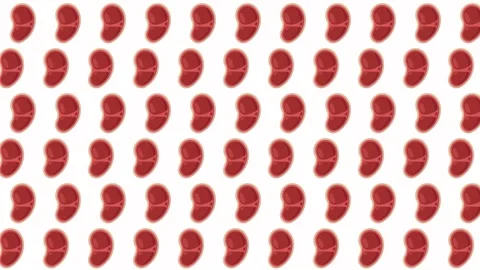 Meat Pattern Background Stock Footage 323105789