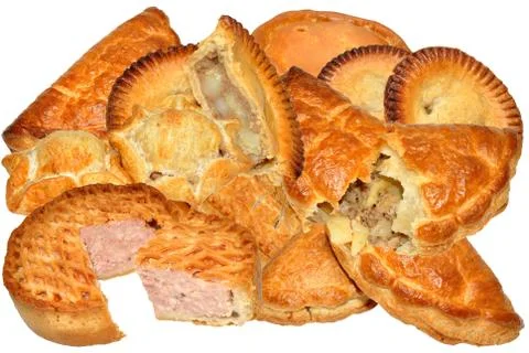 Meat Pie Collection Stock Photos