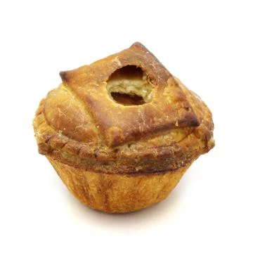 Meat Pie Isolated Stock Photos