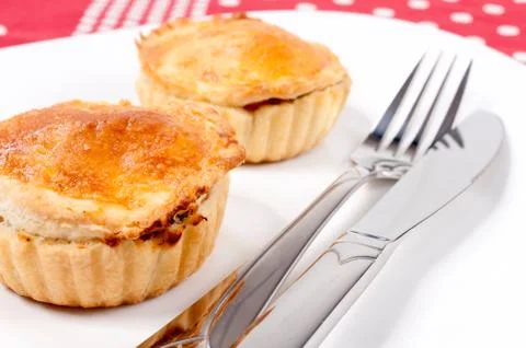 Meat pie Stock Photos