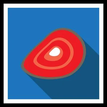 Meat piece Stock-Illustration