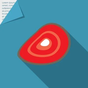 Meat piece 스톡 일러스트