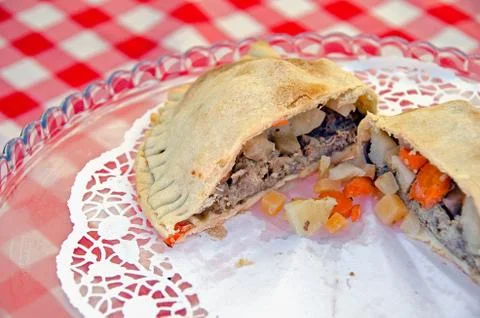 Meat pot pie Stock Photos