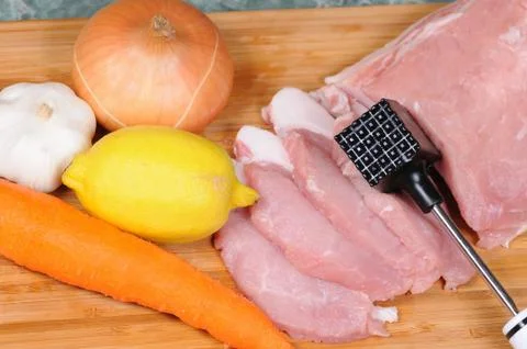 Meat preparation Stock Photos