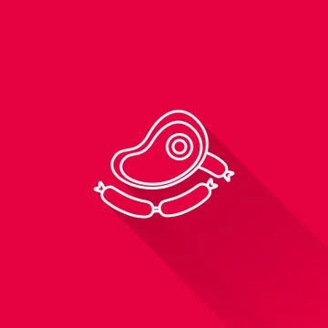 Meat products Stock-Illustration