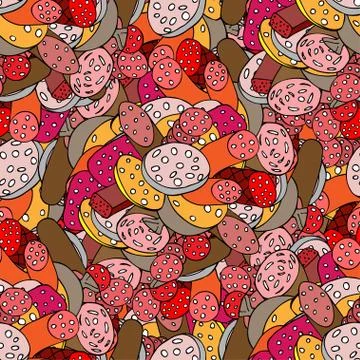 Meat products Illustrazione stock