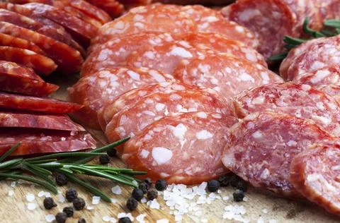 Meat products Stock Photos