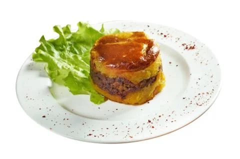 Meat pudding Stock Photos