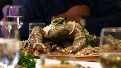 Meat Qazy 1 Stock-Footage 97405037