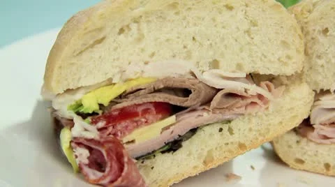 Meat Roll Pan Stock Footage 9186043