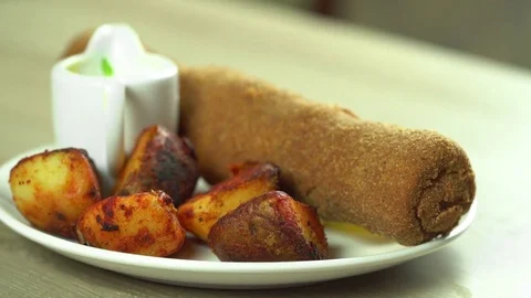 Meat Roll Special Stock Footage 71940457