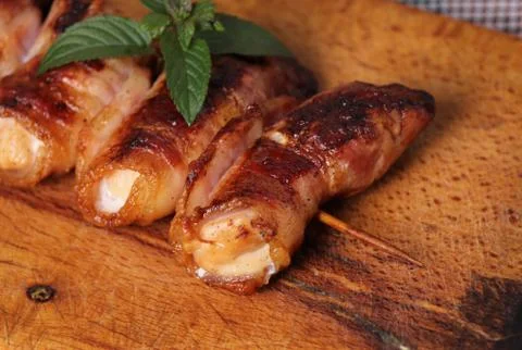 Meat rolls 写真素材