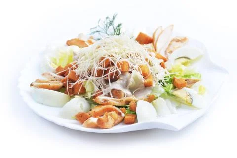 Meat salad Stock Photos