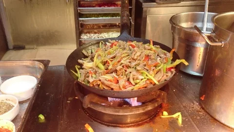 Meat Sauce With Vegetables Stock Footage 91754531