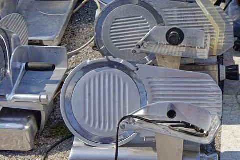 Meat slicer machine Stock Photos