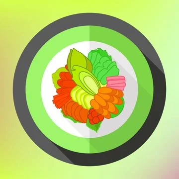 Meat steak flat vector icon. Meat steak flat vector icon. Portion of roast... Stock Photos