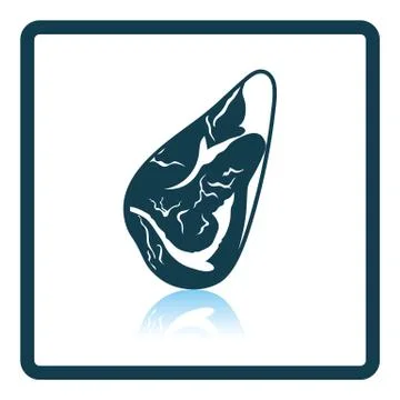 Meat steak icon Stock Illustration