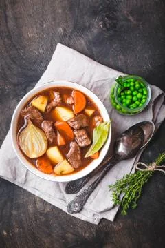 Meat stew with beef Stock Photos
