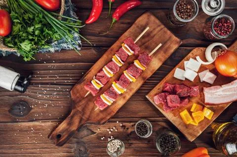Meat stick Stock Photos