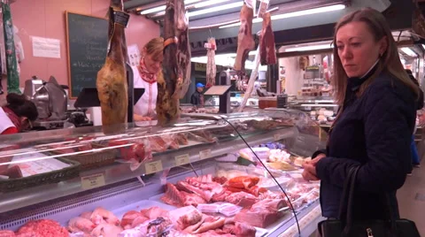Meat store Stock Footage 35597650