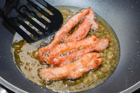 Meat Strips Fried Фото