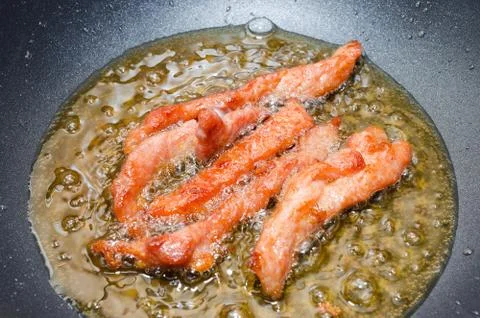 Meat Strips Fried 库存照片