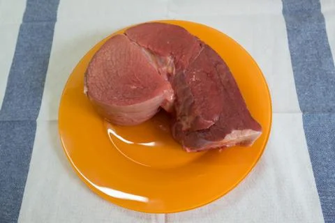 Meat studio image. Raw meat, beef. Stock Photos