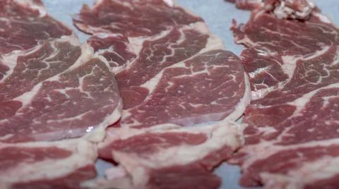 Meat texture background. meat steaks background meat structure Stock Photos