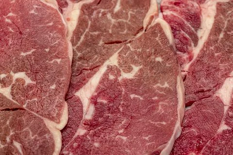 Meat texture background. meat steaks background meat structure Stock Photos